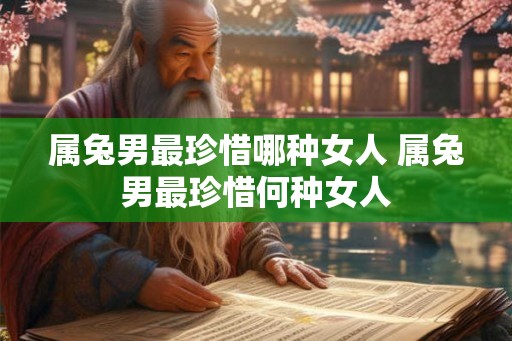 属兔男最珍惜哪种女人 属兔男最珍惜何种女人