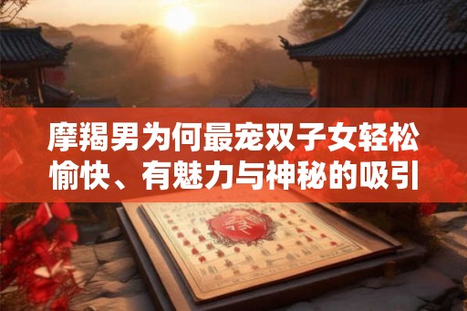 摩羯男为何最宠双子女轻松愉快、有魅力与神秘的吸引力