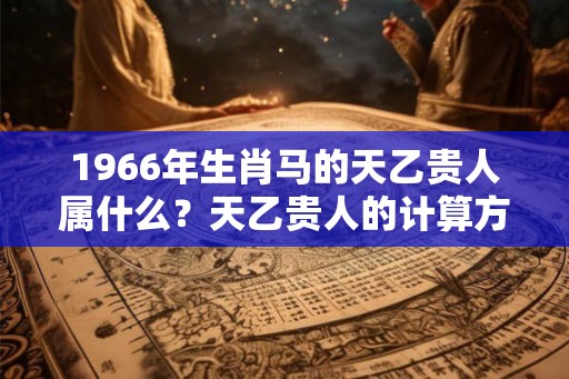 1966年生肖马的天乙贵人属什么?天乙贵人的计算方法是什么? 1966年生肖马的天乙贵人属什么?天乙贵人的计算方法是什么?