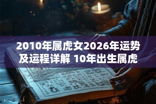 2010年属虎女2026年运势及运程详解 10年出生属虎人2026全年每月运势女性 2010年属虎女2026年运势及运程详解 10年出生属虎人2026全年每月运势女性