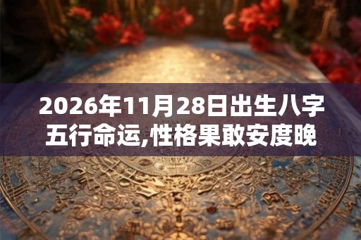 2026年11月28日出生八字五行命运,性格果敢安度晚年 2026年11月28日出生八字五行命运,性格果敢安度晚年