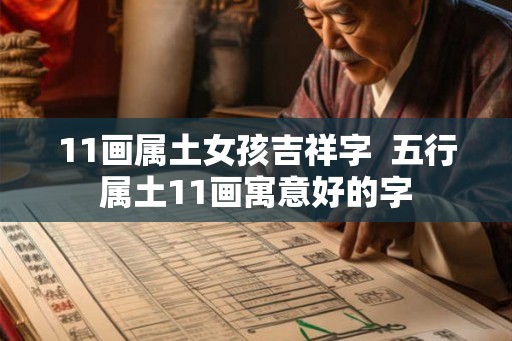 11画属土女孩吉祥字  五行属土11画寓意好的字