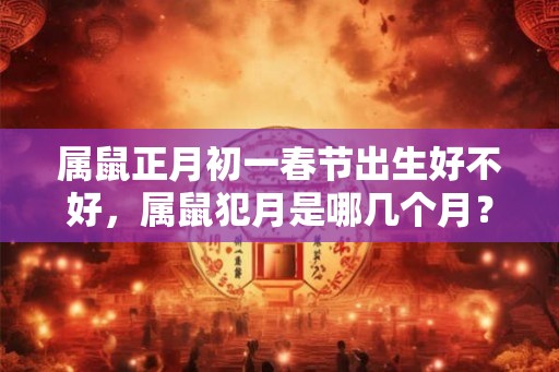 属鼠正月初一春节出生好不好，属鼠犯月是哪几个月？