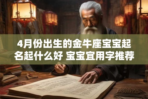4月份出生的金牛座宝宝起名起什么好 宝宝宜用字推荐