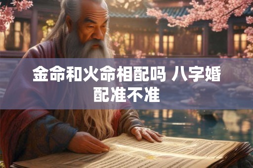 金命和火命相配吗 八字婚配准不准