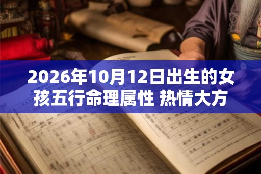 2026年10月12日出生的女孩五行命理属性 热情大方五行属水 2026年10月12日出生的女孩五行命理属性 热情大方五行属水
