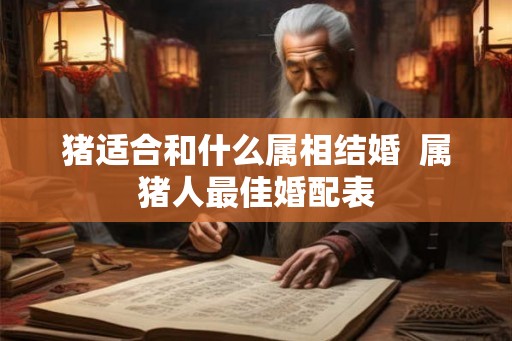猪适合和什么属相结婚  属猪人最佳婚配表