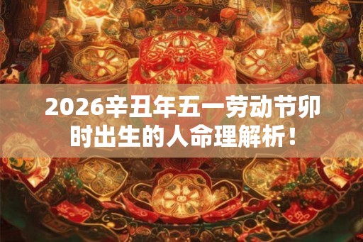 2026辛丑年五一劳动节卯时出生的人命理解析！