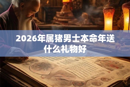 2026年属猪男士本命年送什么礼物好