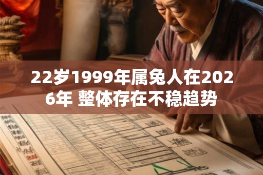 22岁1999年属兔人在2026年 整体存在不稳趋势
