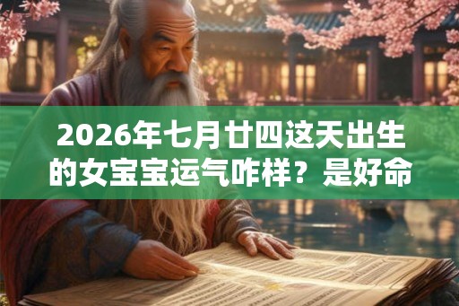 2026年七月廿四这天出生的女宝宝运气咋样？是好命不