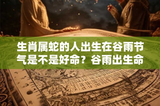 生肖属蛇的人出生在谷雨节气是不是好命?谷雨出生命理解析 生肖属蛇的人出生在谷雨节气是不是好命?谷雨出生命理解析