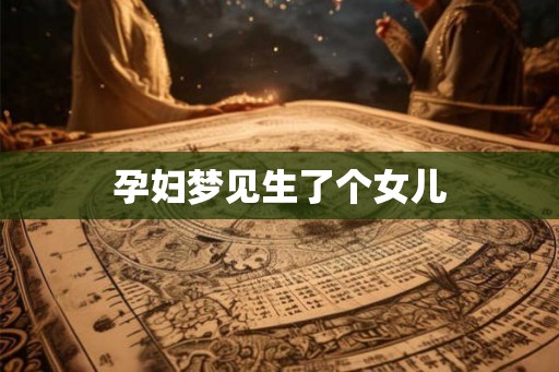 孕妇梦见生了个女儿 孕妇梦见生了个女儿