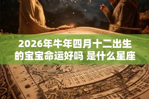 2026年牛年四月十二出生的宝宝命运好吗 是什么星座 2026年牛年四月十二出生的宝宝命运好吗 是什么星座