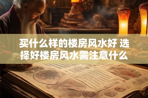 买什么样的楼房风水好 选择好楼房风水需注意什么