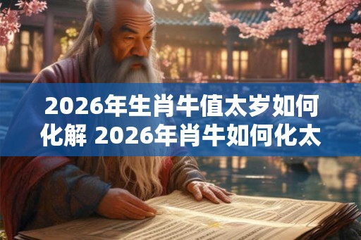 2026年生肖牛值太岁如何化解 2026年肖牛如何化太岁