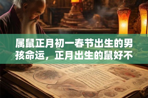 属鼠正月初一春节出生的男孩命运，正月出生的鼠好不好？