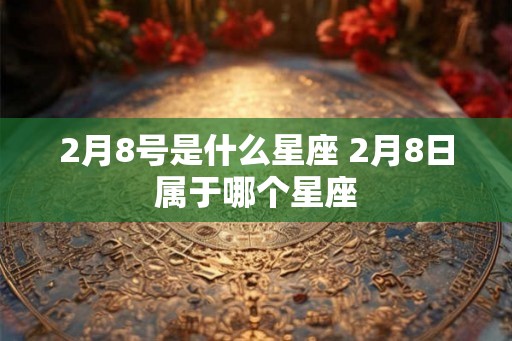 2月8号是什么星座 2月8日属于哪个星座
