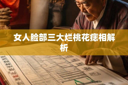 女人脸部三大烂桃花痣相解析 女人脸部三大烂桃花痣相解析