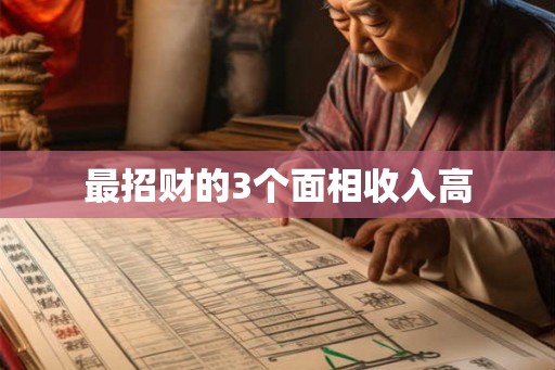 最招财的3个面相收入高 最招财的3个面相收入高