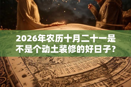 2026年农历十月二十一是不是个动土装修的好日子？