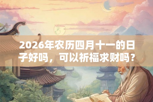 2026年农历四月十一的日子好吗，可以祈福求财吗？