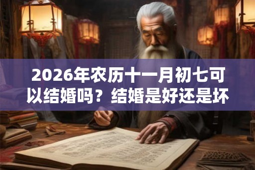 2026年农历十一月初七可以结婚吗?结婚是好还是坏? 2026年农历十一月初七可以结婚吗?结婚是好还是坏?