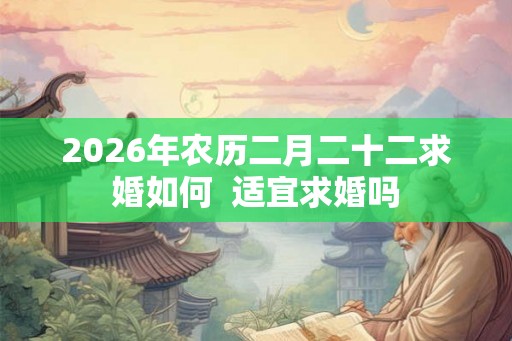 2026年农历二月二十二求婚如何  适宜求婚吗