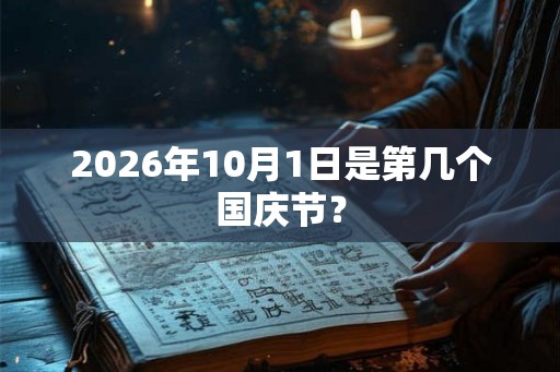 2026年10月1日是第几个国庆节? 2026年10月1日是第几个国庆节?