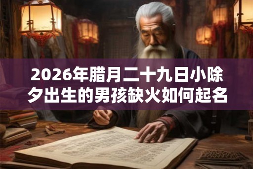 2026年腊月二十九日小除夕出生的男孩缺火如何起名,吉利好名推荐 2026年腊月二十九日小除夕出生的男孩缺火如何起名,吉利好名推荐