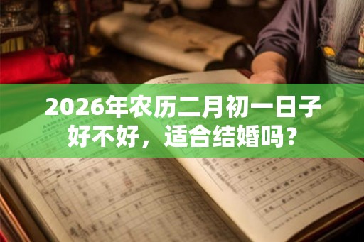 2026年农历二月初一日子好不好，适合结婚吗？