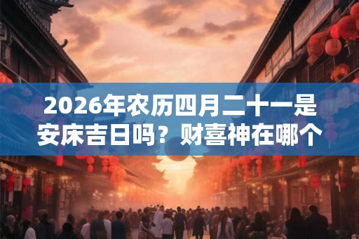 2026年农历四月二十一是安床吉日吗？财喜神在哪个位置？