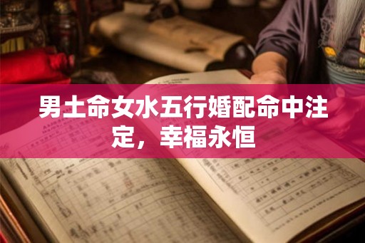 男土命女水五行婚配命中注定，幸福永恒