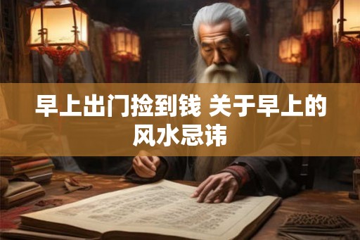 早上出门捡到钱 关于早上的风水忌讳 早上出门捡到钱 关于早上的风水忌讳