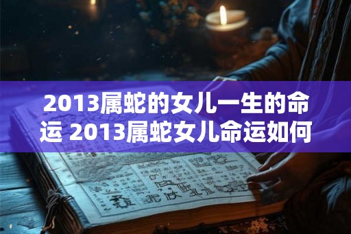 2013属蛇的女儿一生的命运 2013属蛇女儿命运如何 2013属蛇的女儿一生的命运 2013属蛇女儿命运如何