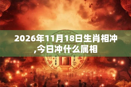 2026年11月18日生肖相冲,今日冲什么属相 2026年11月18日生肖相冲,今日冲什么属相