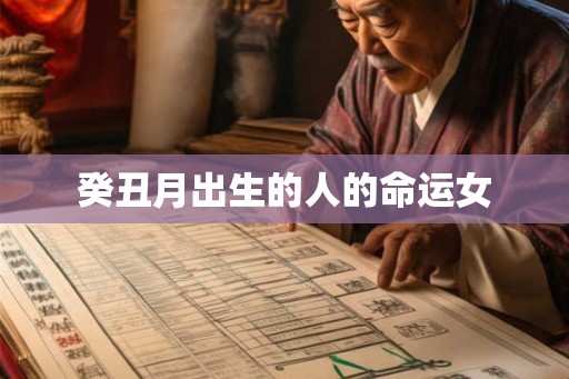 癸丑月出生的人的命运女 癸丑月出生的人的命运女