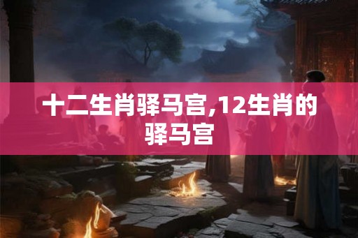 十二生肖驿马宫,12生肖的驿马宫
