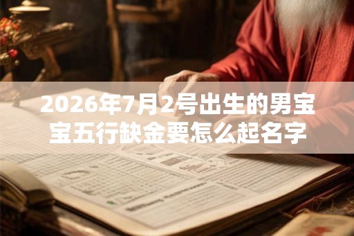 2026年7月2号出生的男宝宝五行缺金要怎么起名字 2026年7月2号出生的男宝宝五行缺金要怎么起名字