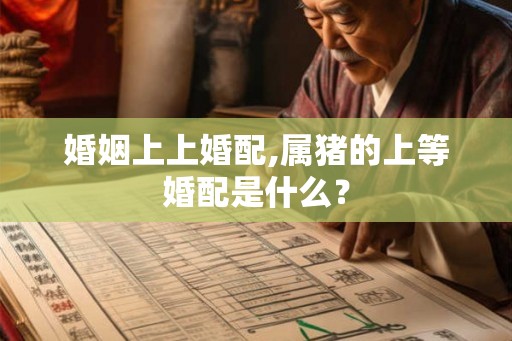婚姻上上婚配,属猪的上等婚配是什么？