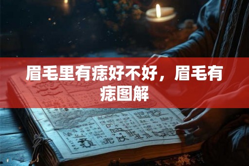 眉毛里有痣好不好,眉毛有痣图解 眉毛里有痣好不好,眉毛有痣图解