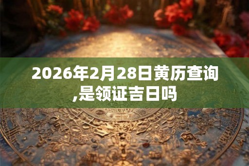 2026年2月28日黄历查询,是领证吉日吗 2026年2月28日黄历查询,是领证吉日吗
