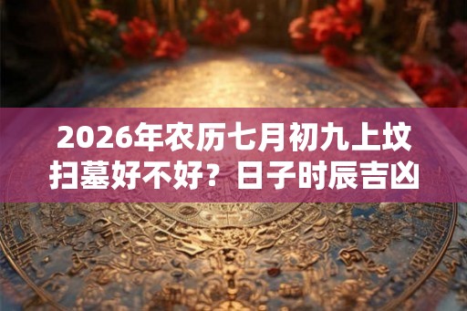 2026年农历七月初九上坟扫墓好不好？日子时辰吉凶？