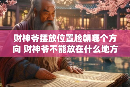 财神爷摆放位置脸朝哪个方向 财神爷不能放在什么地方