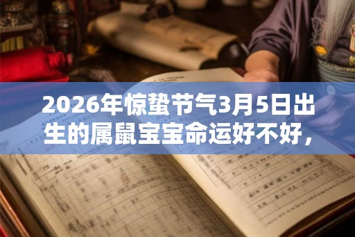 2026年惊蛰节气3月5日出生的属鼠宝宝命运好不好，是什么命？
