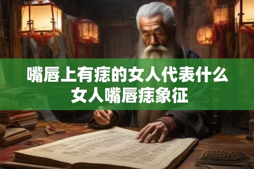 嘴唇上有痣的女人代表什么 女人嘴唇痣象征