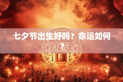 七夕节出生好吗?命运如何? 七夕节出生好吗?命运如何?