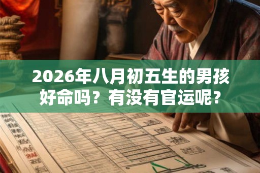 2026年八月初五生的男孩好命吗?有没有官运呢? 2026年八月初五生的男孩好命吗?有没有官运呢?