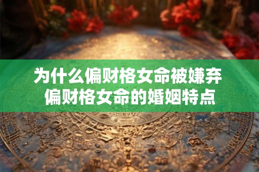 为什么偏财格女命被嫌弃 偏财格女命的婚姻特点