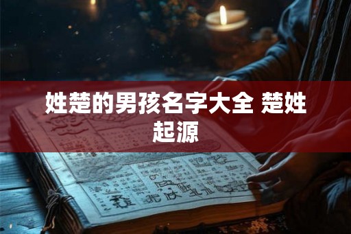 姓楚的男孩名字大全 楚姓起源